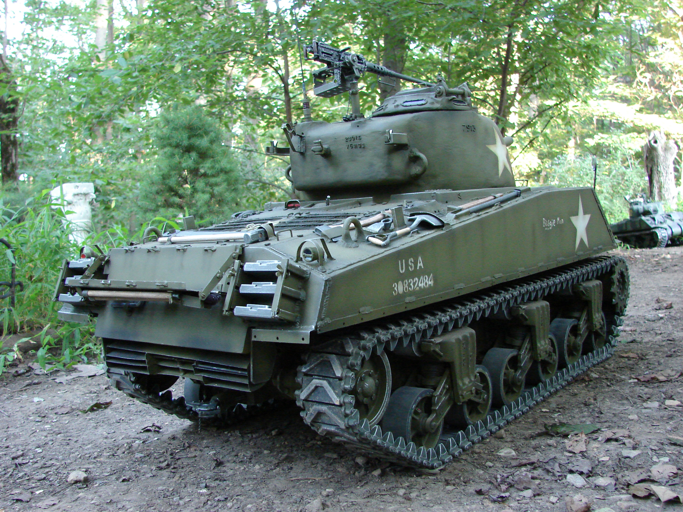 1/6th scale M4A3 sherman tank 